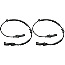 Rear, Driver and Passenger Side ABS Speed Sensor Set of 2