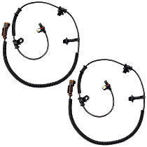 Front, Driver and Passenger Side ABS Speed Sensors