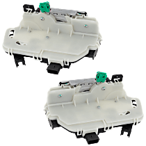 Front, Driver and Passenger Side Door Lock Actuator, Latch and Actuator Assembly