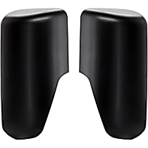 Driver and Passenger Side Mirror Covers, Black