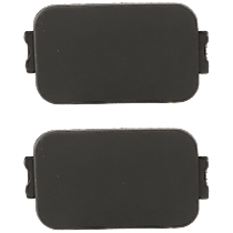 Textured Bed Rail Caps, Black, Plastic