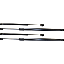 Front and Rear, Driver and Passenger Side Hood or Liftgate Lift Support, Sport Utility