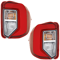 Driver and Passenger Side LED Tail Light, With bulb(s), OE Replacement, CAPA Certified