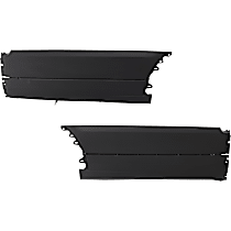 Rear, Driver and Passenger Side Bumper End, Textured Plastic CAPA Certified