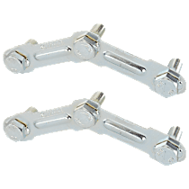 Rear, Driver and Passenger Side Bumper Reinforcement Bracket, Extended Cab Pickup, Heavy or Medium Duty, For Models With Towing Package