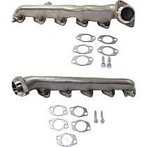 Driver and Passenger Side Exhaust Manifold, With Manifold Gaskets, Studs and Nuts, For 10 Cylinder, 6.8 Liter Engine 