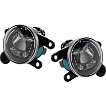 Front, Driver and Passenger Side Fog Lights, With bulb(s), LED