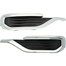 Fog Light Cover - Front, Driver and Passenger Side, Textured Black