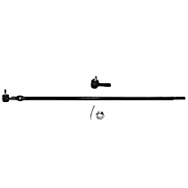 Front, Driver and Passenger Side, Outer Tie Rod End, with 1 (in) x 18 Threads, with Right Hand Threads