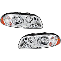 Driver and Passenger Side Halogen Headlight, With bulb(s)