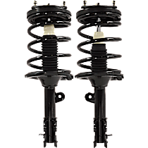 Front, Driver and Passenger Side Fully Loaded Strut, AWD, Front Wheel Drive, Transaxle, Automatic Transmission