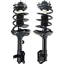 Front, Driver and Passenger Side Fully Loaded Strut, Front Wheel Drive