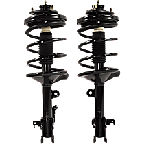 Front, Driver and Passenger Side Fully Loaded Strut, Front Wheel Drive