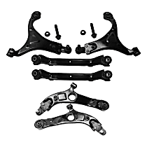 Front and Rear, Driver and Passenger Side, Upper and Lower Control Arms