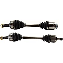 Front, Driver and Passenger Side Axle Assemblies, Automatic Transmission/Manual Transmission, L4 1.8L/2.4L Engines