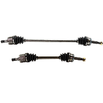 Front, Driver and Passenger Side Axle Assembly, Automatic Transmission