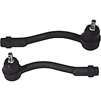 Front, Driver and Passenger Side, Outer Tie Rod Ends