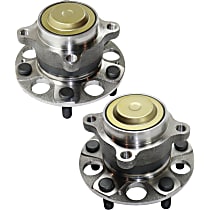 Rear, Driver and Passenger Side Wheel Hub Bearing included - Set of 2