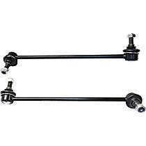 Front, Driver and Passenger Side Sway Bar Link, Without sport suspension