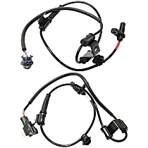 Front, Driver and Passenger Side ABS Speed Sensors, GAS