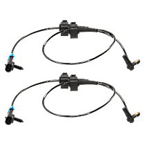 Rear, Driver and Passenger Side ABS Speed Sensor Set of 2