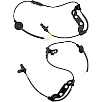 Rear, Driver and Passenger Side ABS Speed Sensor Set of 2