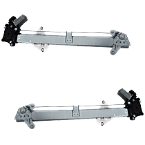 Driver and Passenger Side Power Window Regulator, With Motor