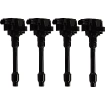 Ignition Coils, Set of 4, 4 Cylinder, 1.5 Liter Engine, with 4 Ignition Coil on Plugs