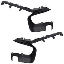 Front, Driver and Passenger Side Bumper Brackets, Cover Frame