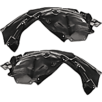 Front, Driver and Passenger Side, Rear Section Fender Liner