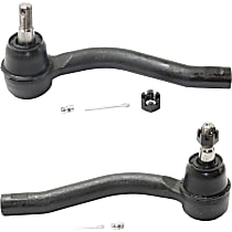 Front, Driver and Passenger Side, Outer Tie Rod Ends