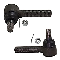 Front, Driver and Passenger Side, Outer Tie Rod Ends