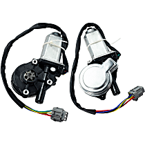 Rear, Driver and Passenger Side Window Motor, New