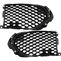 Fog Light Cover - Front, Driver and Passenger Side, Textured Black
