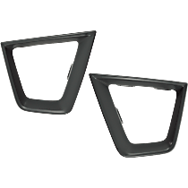 Front, Driver and Passenger Side Fog Light Trims, Gray