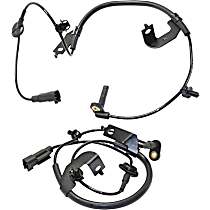Front, Driver and Passenger Side ABS Speed Sensor Set of 2