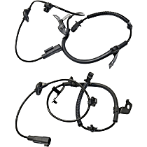 Rear, Driver and Passenger Side ABS Speed Sensor Set of 2