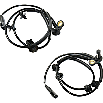 Rear, Driver and Passenger Side ABS Speed Sensor Set of 2
