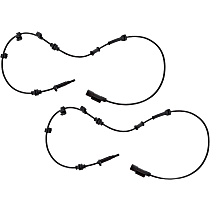 Rear, Driver and Passenger Side ABS Speed Sensors, With Off Road Suspension