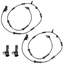 Front and Rear, Driver and Passenger Side ABS Speed Sensor Set of 4