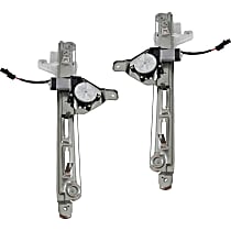 Rear, Driver and Passenger Side Window Regulators, Power