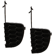 Rear, Driver and Passenger Side Hitch Covers, Bezel, Textured