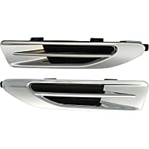 Fender Vents - Chrome, Plastic, Direct Fit
