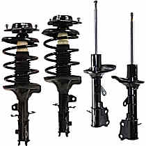 Front and Rear, Driver and Passenger Side Shock and Fully Loaded Strut, Front Wheel Drive