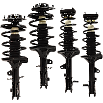 Front and Rear, Driver and Passenger Side Fully Loaded Strut
