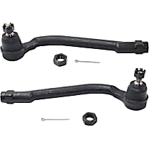 Front, Driver and Passenger Side, Outer Tie Rod Ends