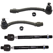 Front, Driver and Passenger Side, Inner and Outer Tie Rod End, BATTERY EV (EV/BEV)
