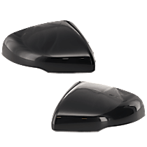 Driver and Passenger Side Mirror Covers, Back Cover, Paintable