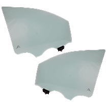 Front, Driver and Passenger Side Door Glass, Green Tint, FD26506GTY, FD26507GTY