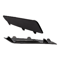 Rear, Driver and Passenger Side Bumper Trims, Cover Insert, Textured Black